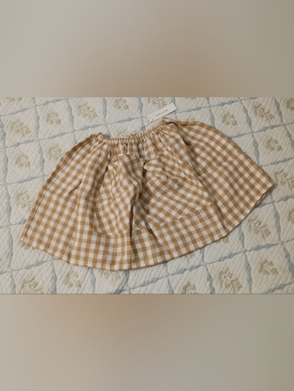 Soor Ploom Linen Emelia Skirt 5Y NWT